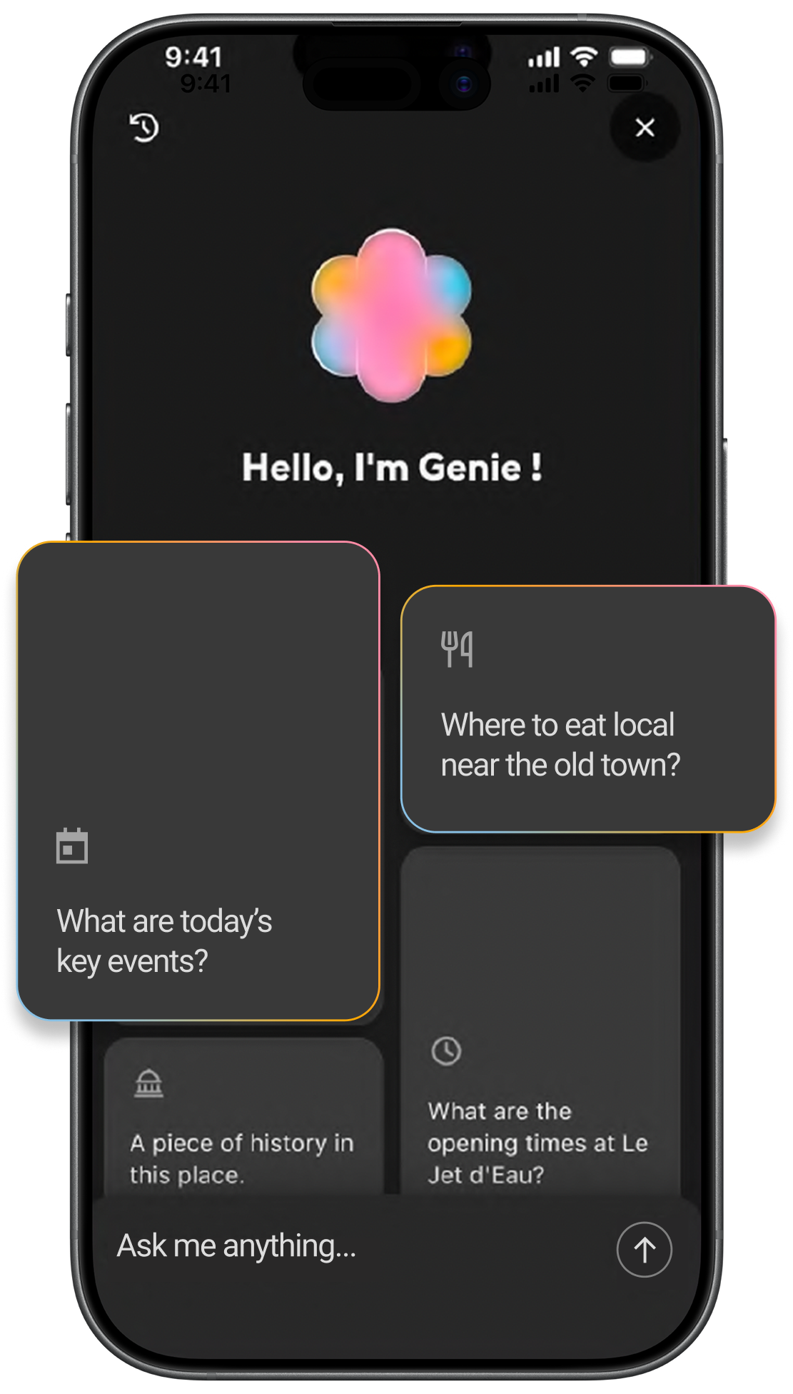 Genie KI-Assistent in Hello Geneva